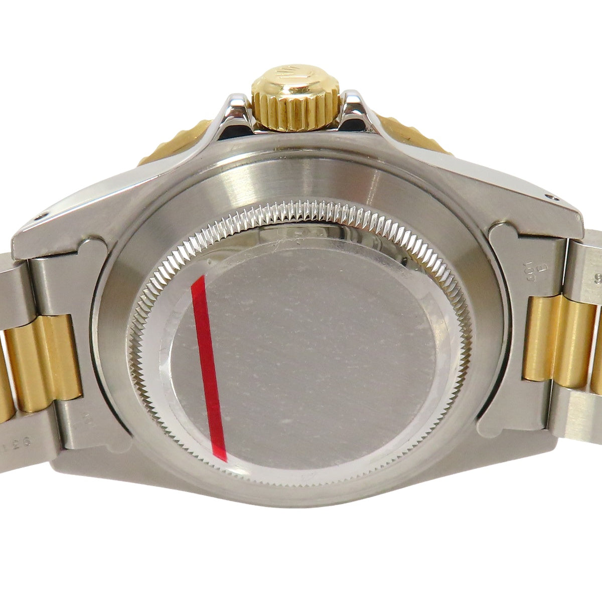 Submariner Date Tritium 16613 YG/SS S-number Black Automatic Men's