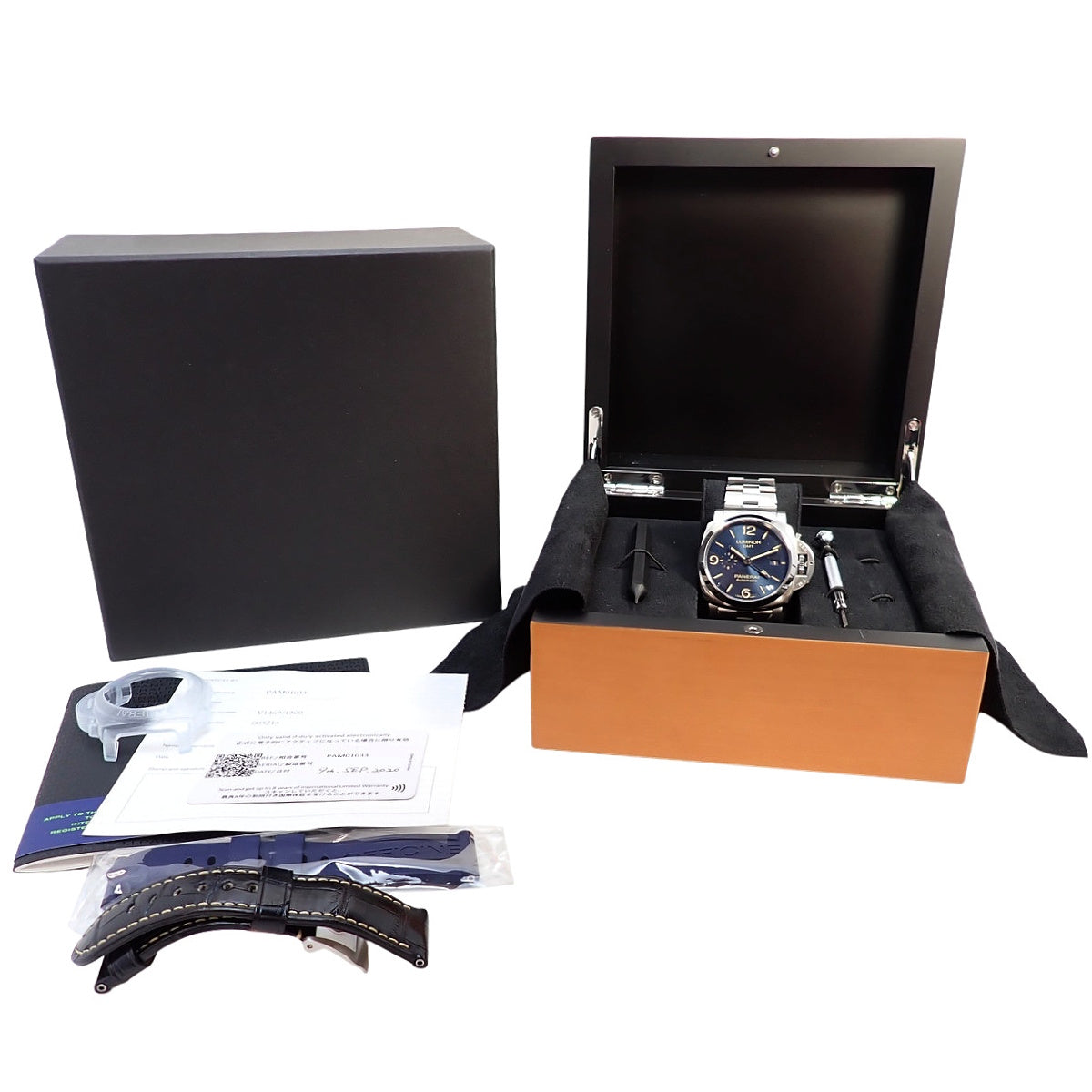 Luminor GMT PAM01033 SS 蓝色自动腕表