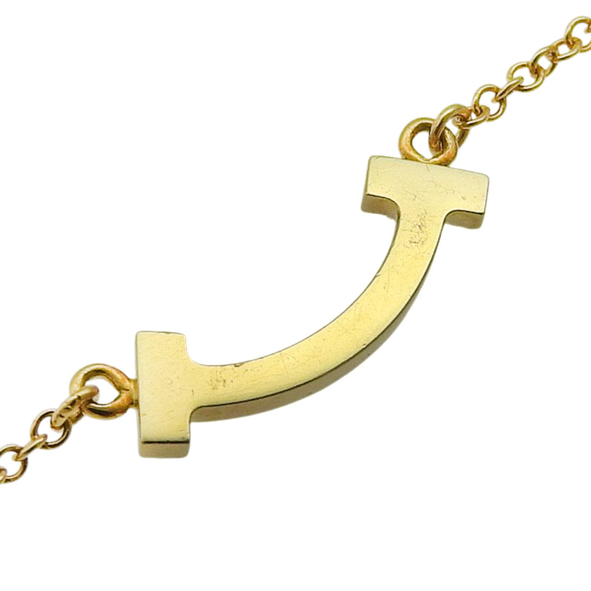 Smile Pendant in 18K Yellow Gold with Diamonds