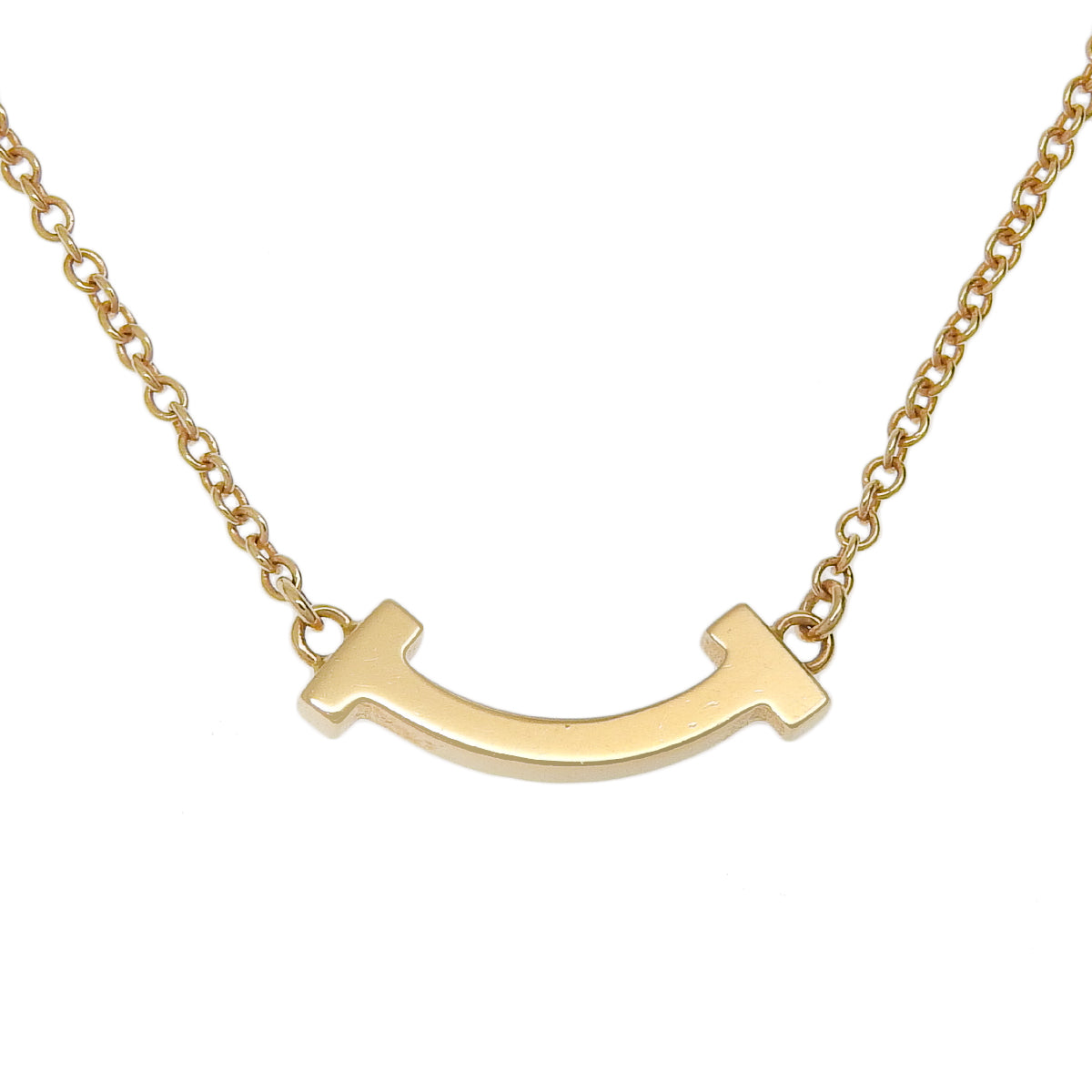 スマイル ペンダント ミニ イエローゴールド K18YG