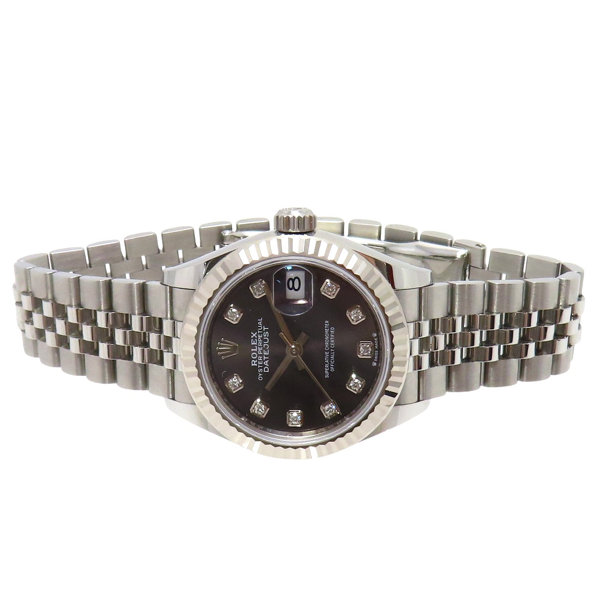 デイトジャスト28 279174 WG/SS ランダム番 10PD ダークグレー 自動巻き