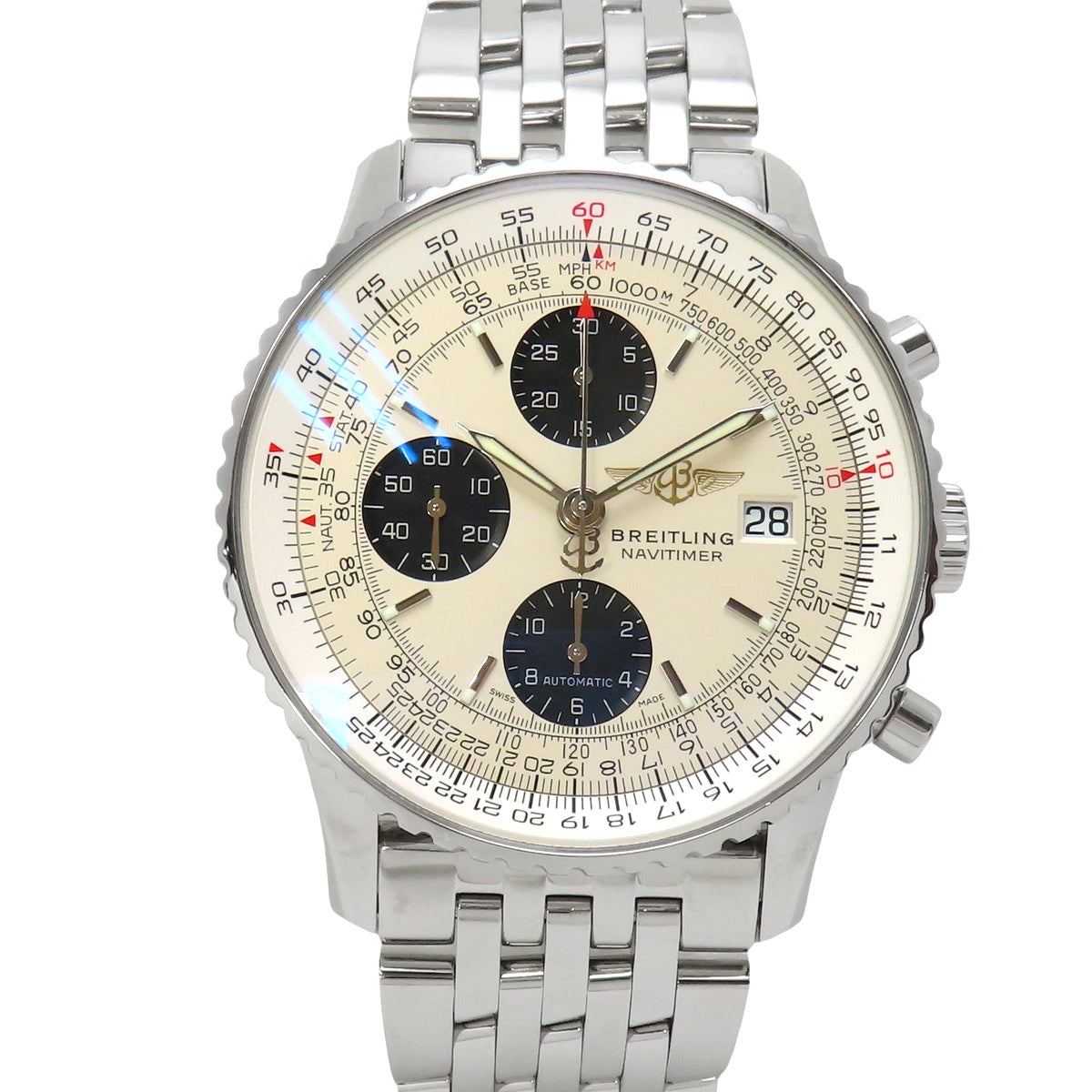 オールドナビタイマー ジャパンエディション A1332412/G796 SS アイボリー 自動巻き メンズ