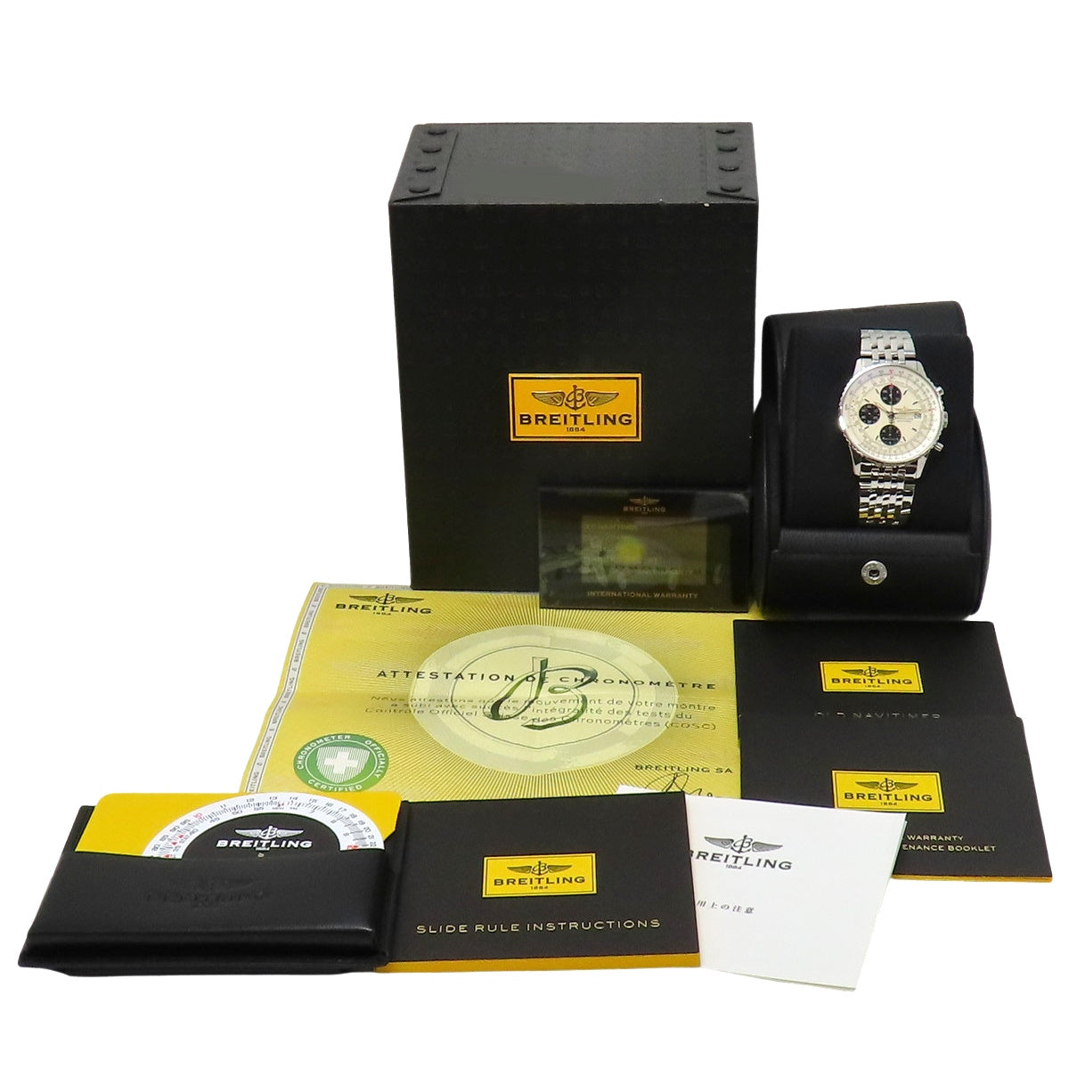 Old Navitimer Japan Edition A1332412/G796 Stainless Steel Ivory Automatic Men's Watch