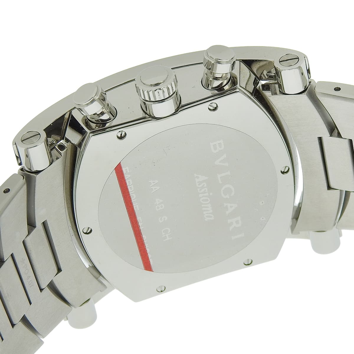 アショーマ クロノグラフ AA48SCH SS グレー 自動巻き メンズ