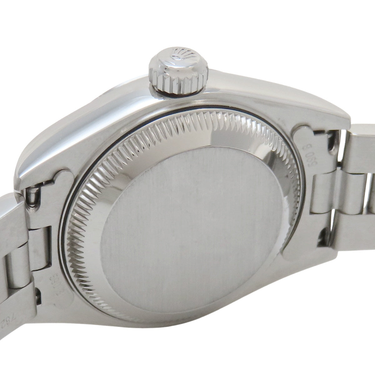 Oyster Perpetual Date 79160 SS P-number Silver Automatic Women's