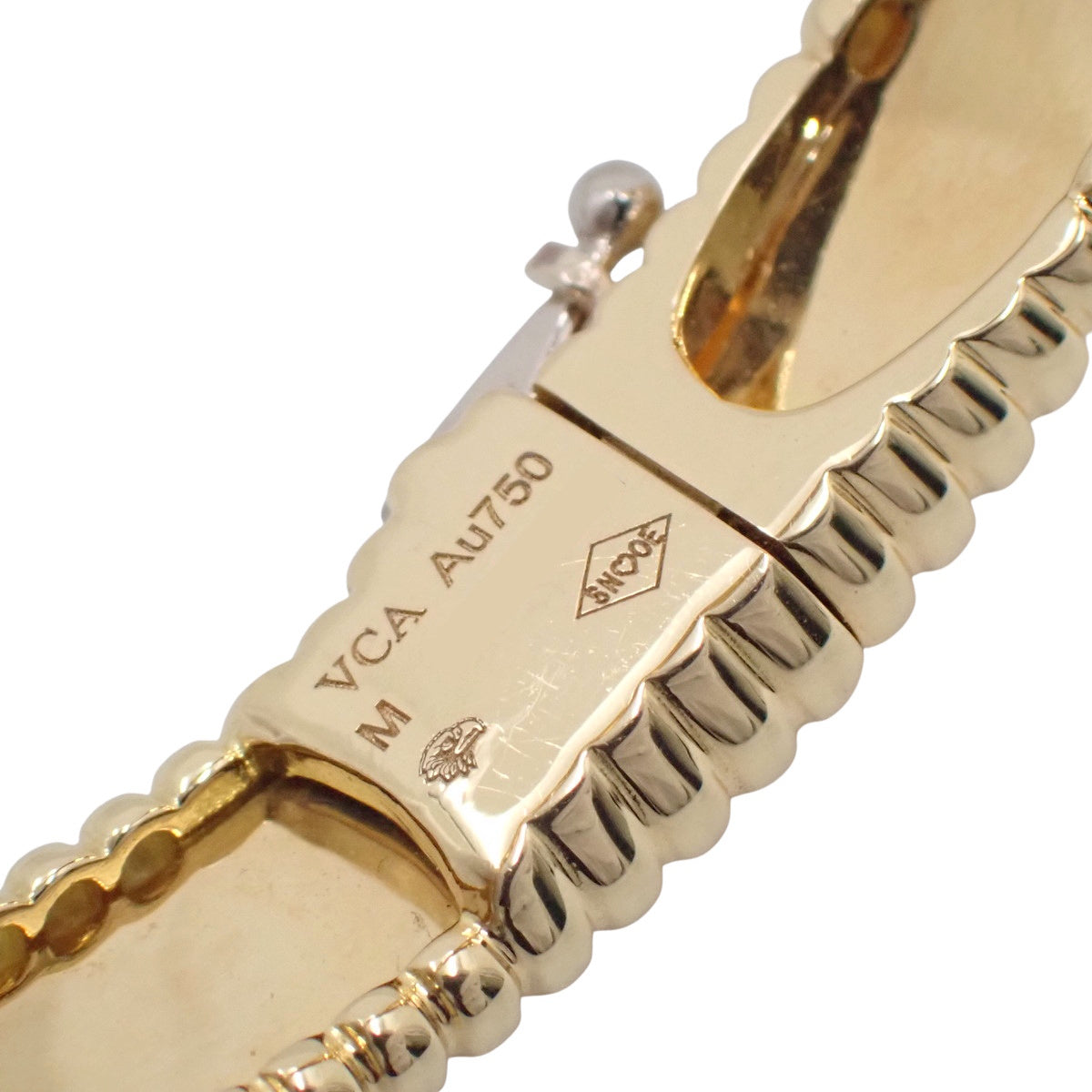 ペルレ シニアチュール ブレスレット ミディアムモデル イエローゴールド K18YG 21.1g