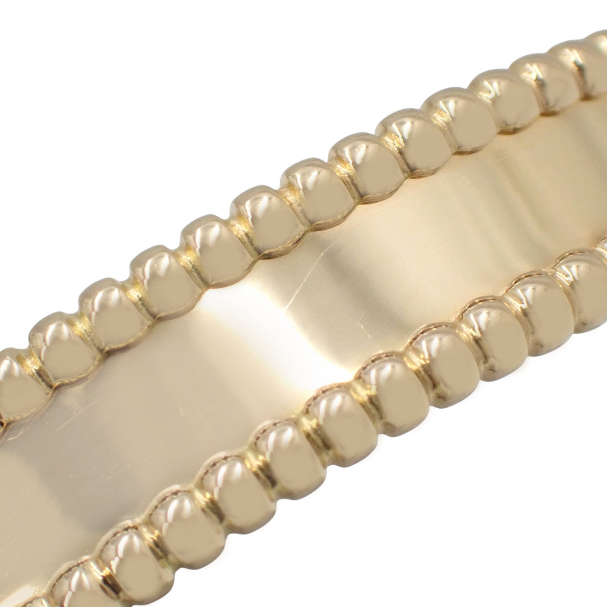 ペルレ シニアチュール ブレスレット ミディアムモデル イエローゴールド K18YG 21.1g