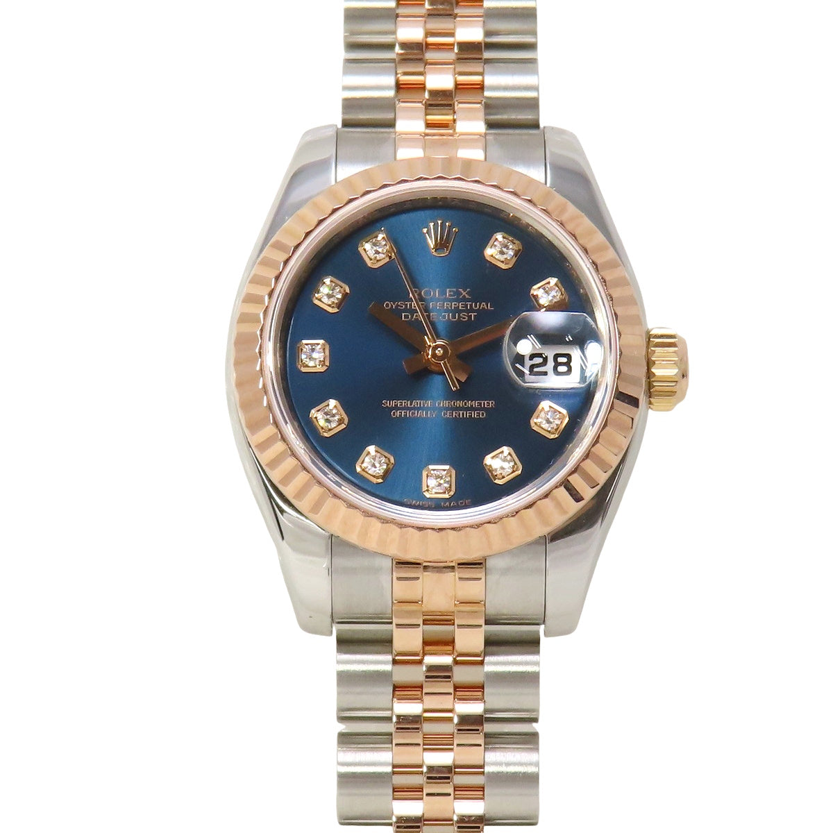 Datejust 179171G PG/SS D 蓝色 10PD 自动上链女表