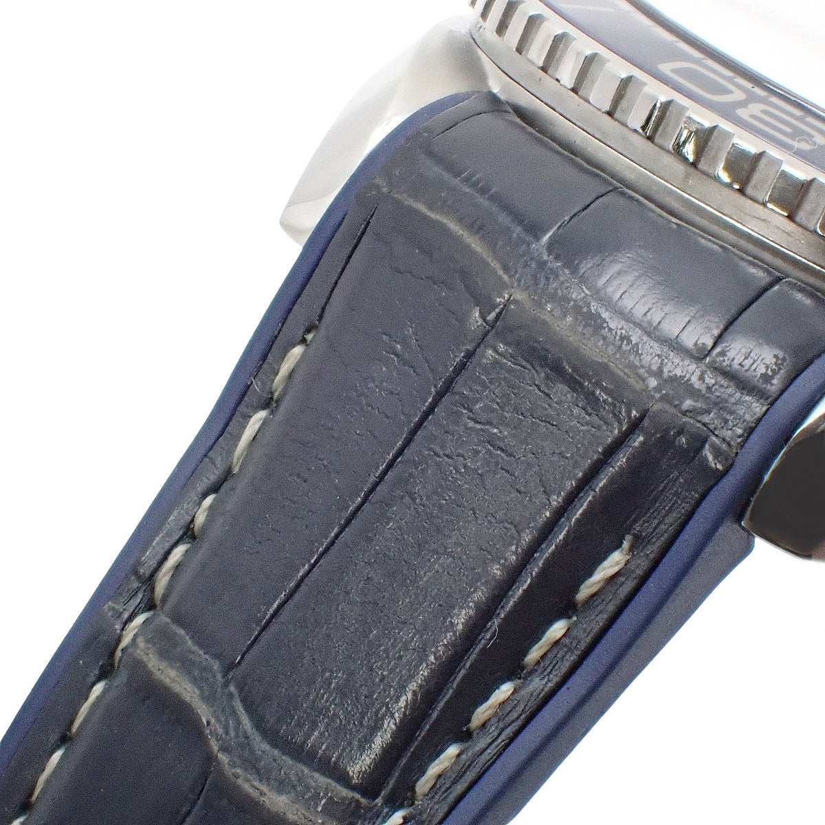 Seamaster Planet Ocean 215.33.44.21.03.001 SS/Rubber Blue Automatic Men's