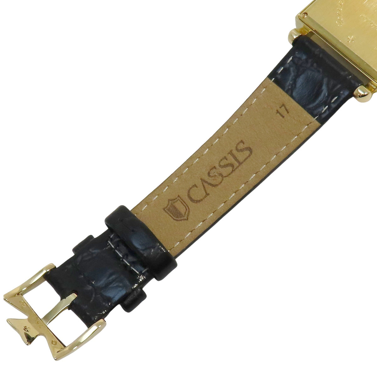 Historiques Cabinotier 91001/000J-7 YG/皮革 白色 手动上链 男士腕表