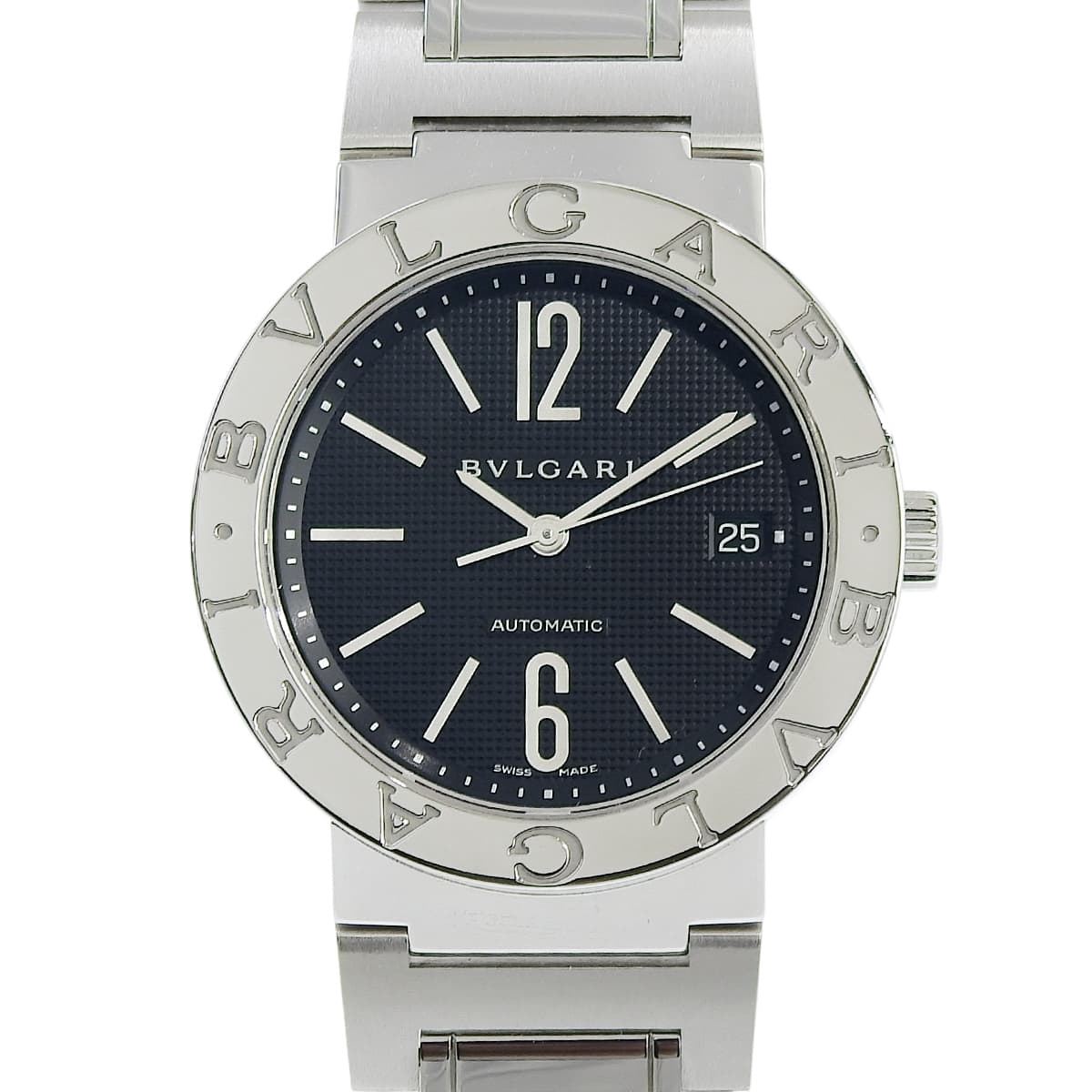 Bvlgari Bvlgari BB38SSAUTO SS Black Automatic Men's Watch