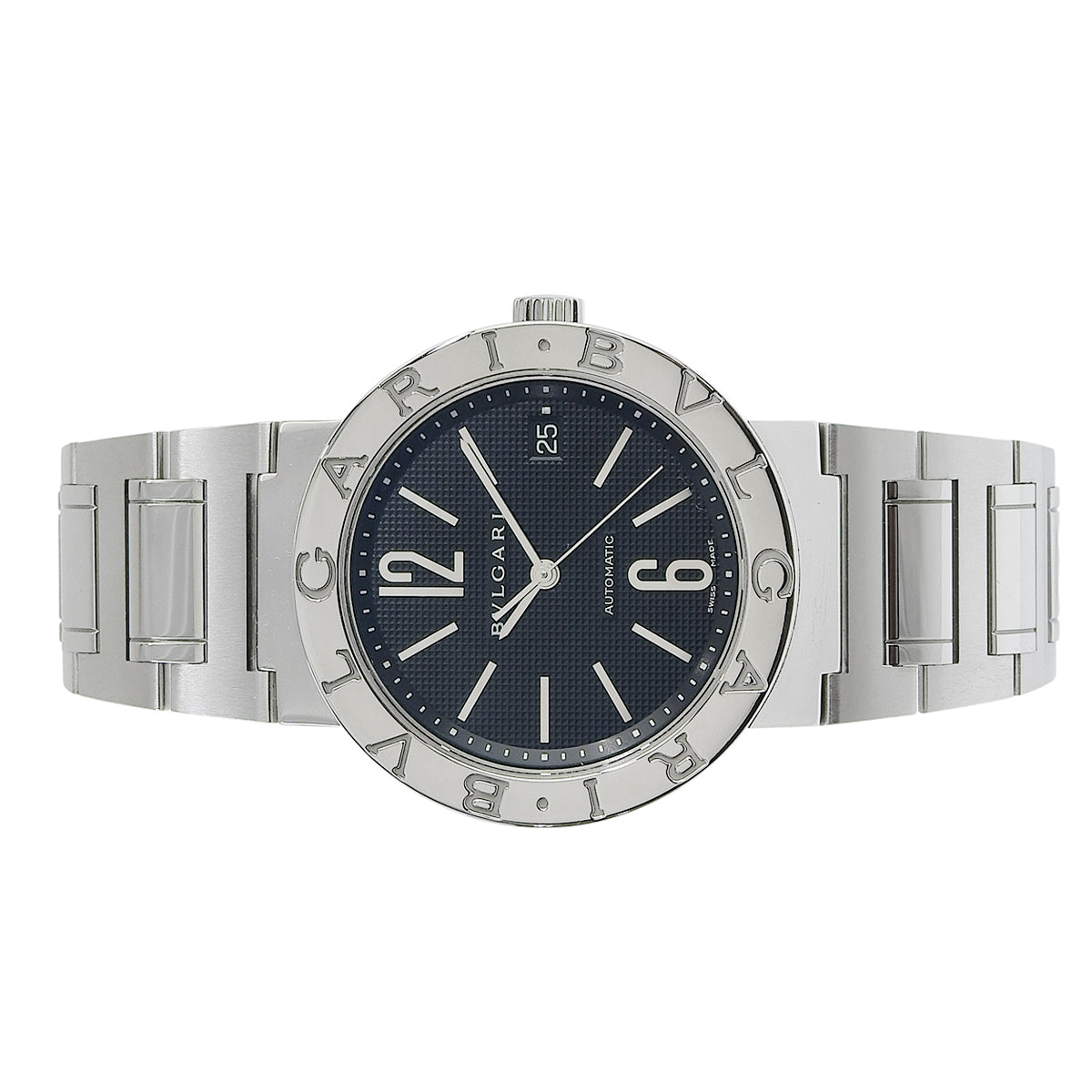 Bvlgari Bvlgari BB38SSAUTO SS Black Automatic Men's Watch