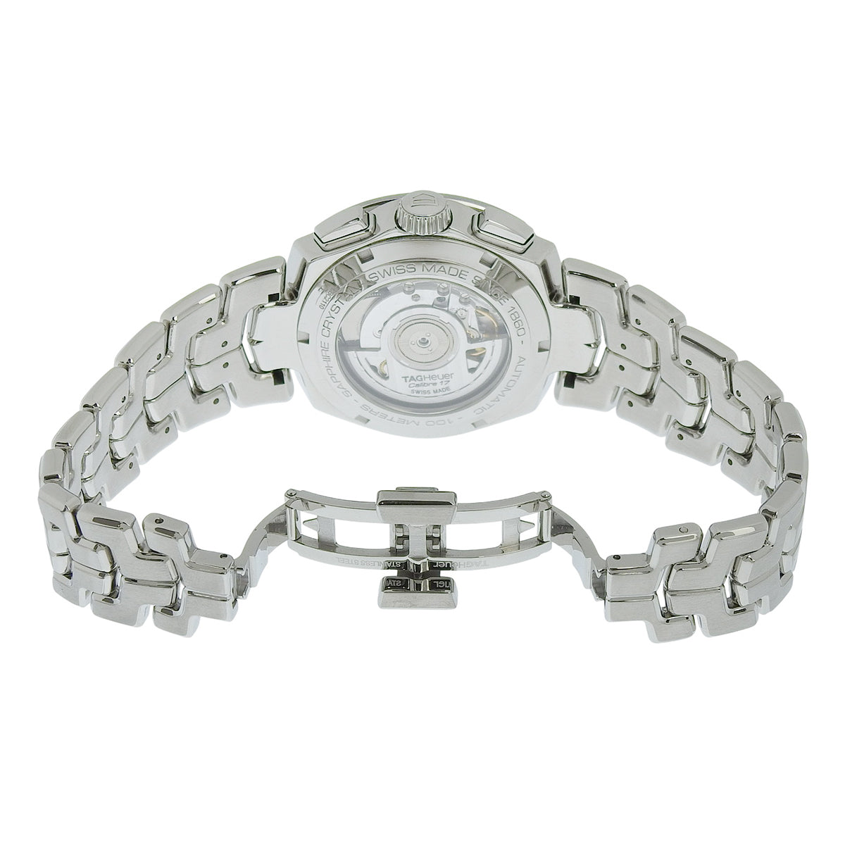 リンク クロノグラフ CBC2110.BA0603 SS ブラック 自動巻き メンズ