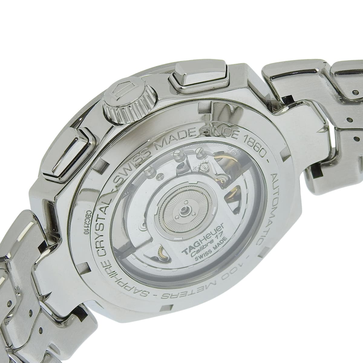 リンク クロノグラフ CBC2110.BA0603 SS ブラック 自動巻き メンズ