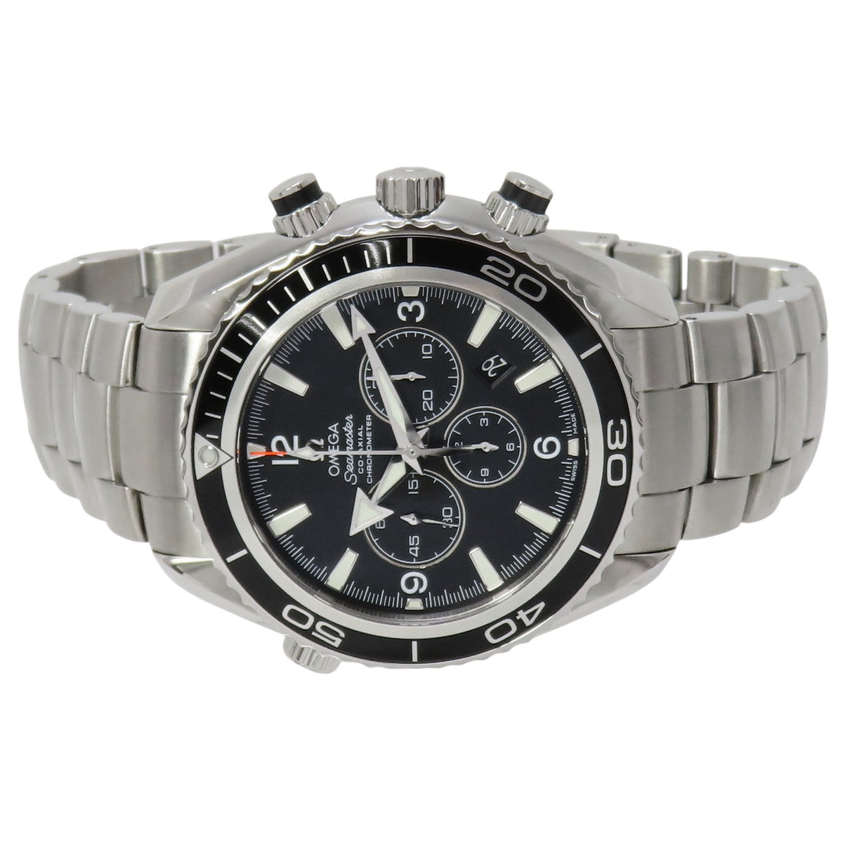 シーマスター プラネットオーシャン600M 2210.50 SS ブラック 自動巻き メンズ