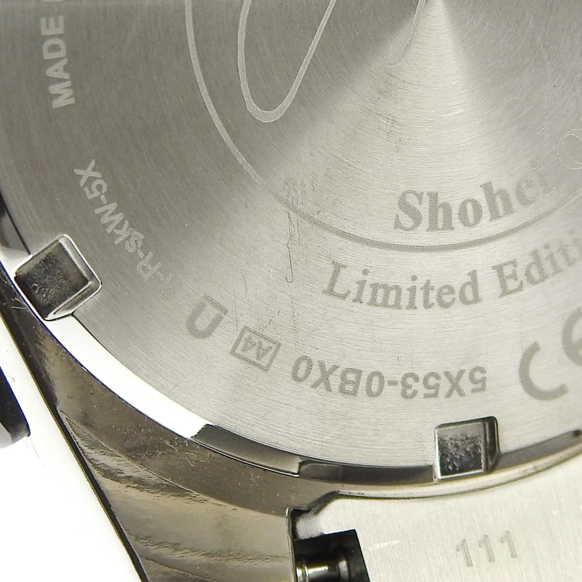 Astron Shohei Ohtani 2022 限量版 SBXC125 TI 银色太阳能男款手表(日本限量 1700 台)