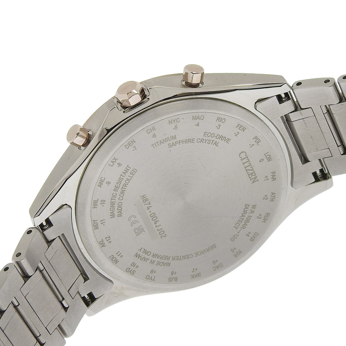 Exceed BY1026-65A TI White Solar Men's Watch