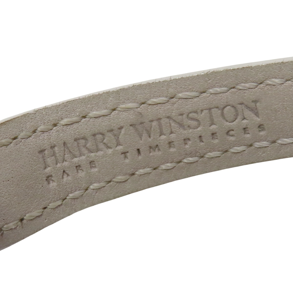 アヴェニュー クラシック ベゼルダイヤ AVEQHM21WW231 WG/革 マザーオブパール文字盤 ホワイト クオーツ レディース