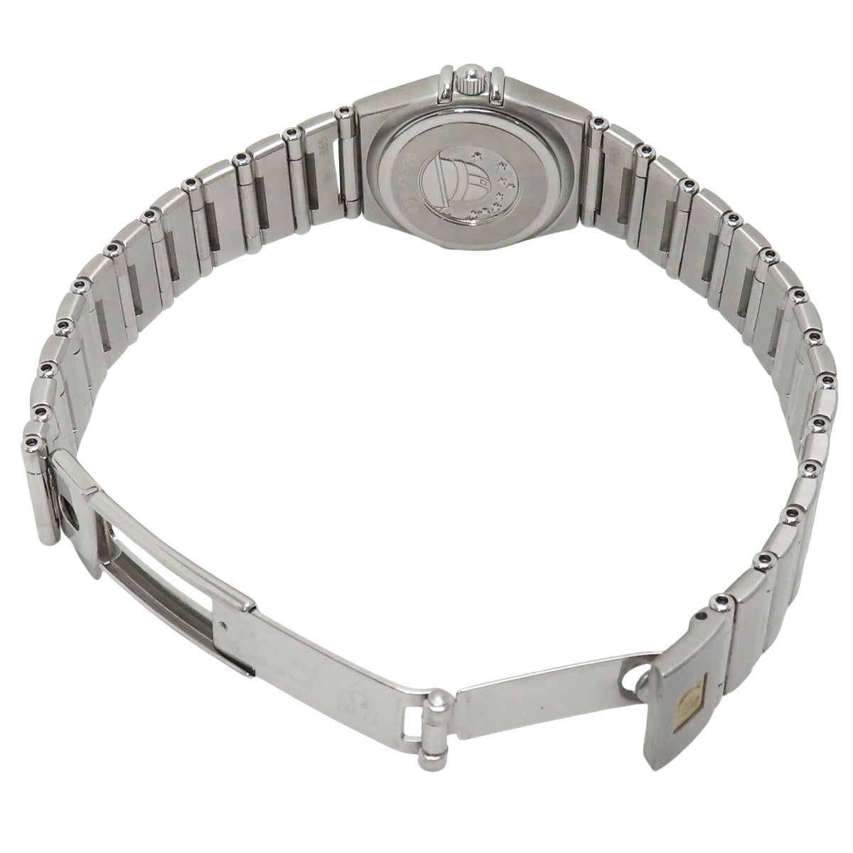 Constellation Mini 1564.66 不锈钢镶钻刻度盘粉色石英女表