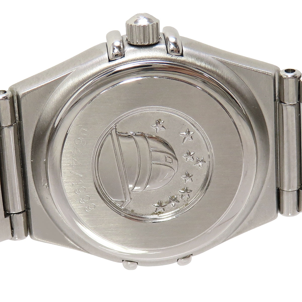 Constellation Mini 1564.66 不锈钢镶钻刻度盘粉色石英女表