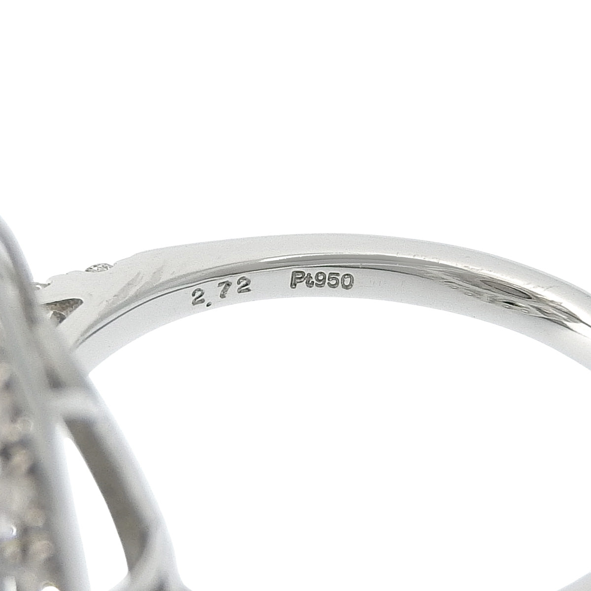 黑欧泊钻石戒指 BLOP2.72/D1.75 铂金 Pt950 7.8克