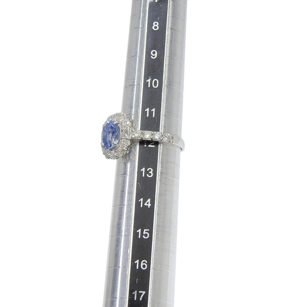 蓝宝石戒指,S2.579/D1.24,铂金Pt950,4.5克