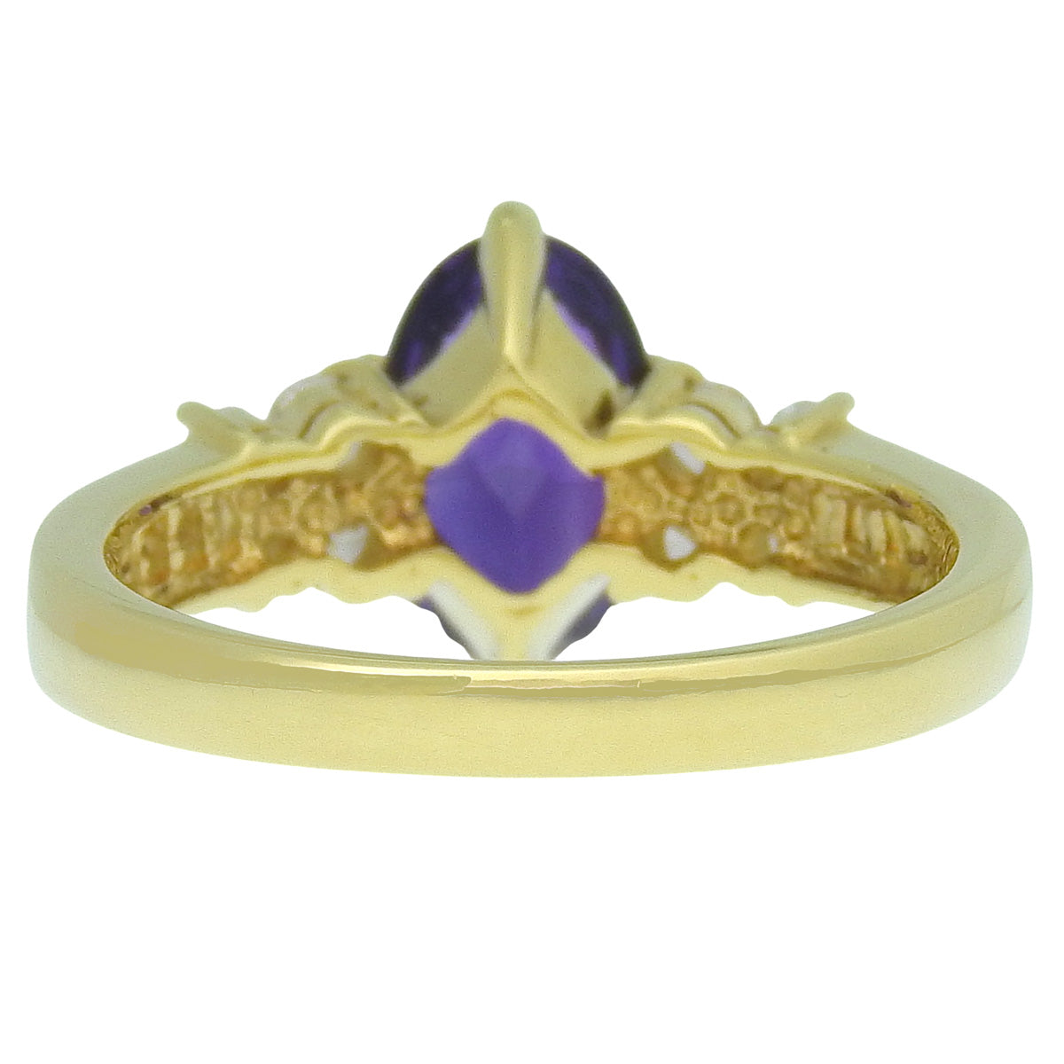Amethyst Ring AM1.59/D0.43 Yellow Gold K18YG