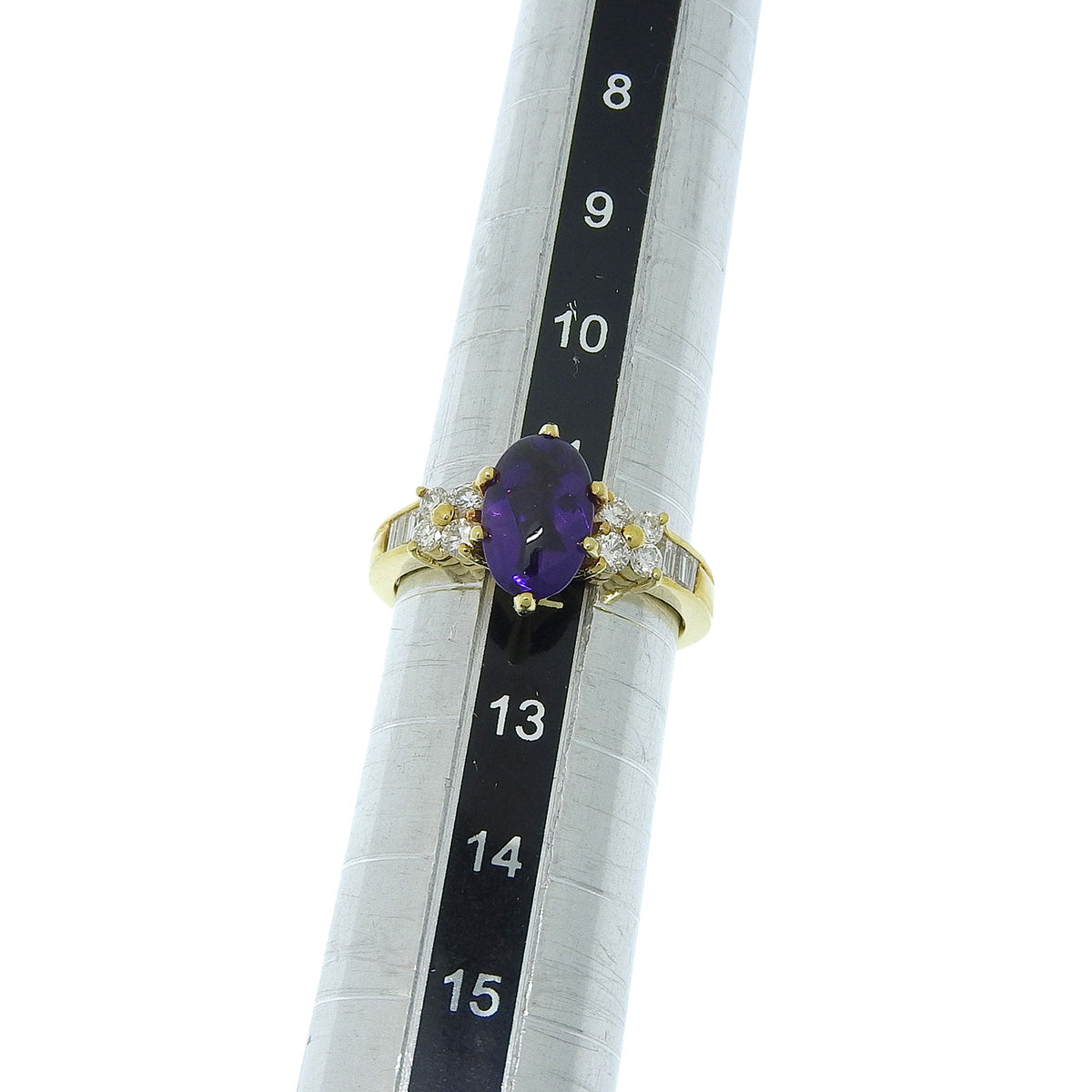 Amethyst Ring AM1.59/D0.43 Yellow Gold K18YG