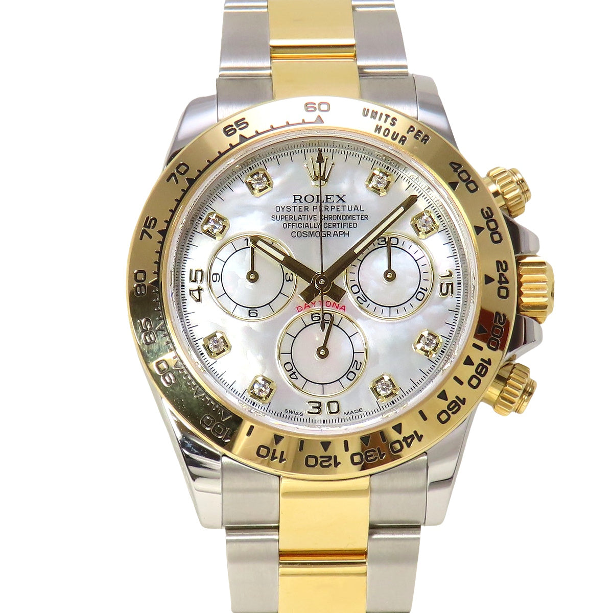 Daytona 116503NG YG/SS 随机数字 白色表盘 8PD 男士腕表