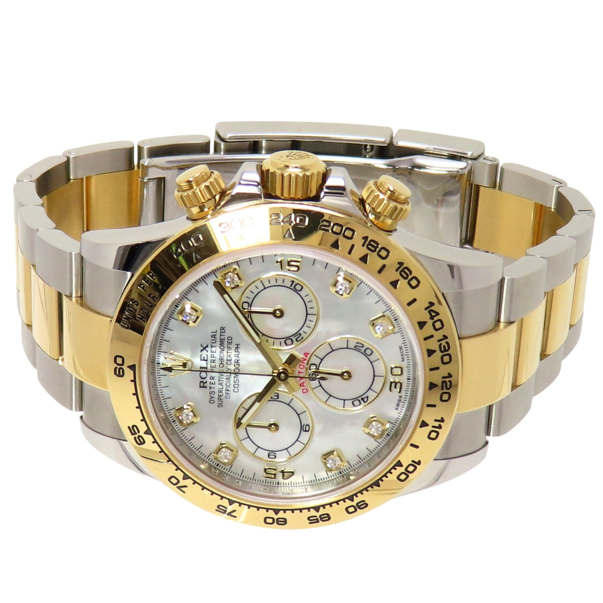 Daytona 116503NG YG/SS 随机数字 白色表盘 8PD 男士腕表