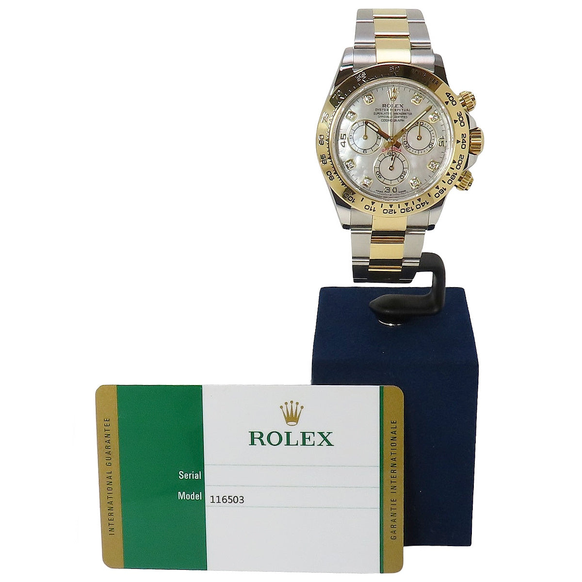 Daytona 116503NG YG/SS 随机数字 白色表盘 8PD 男士腕表