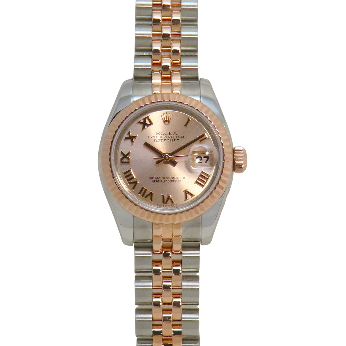 Datejust 179171 PG/SS V-number 粉色自动上链女表