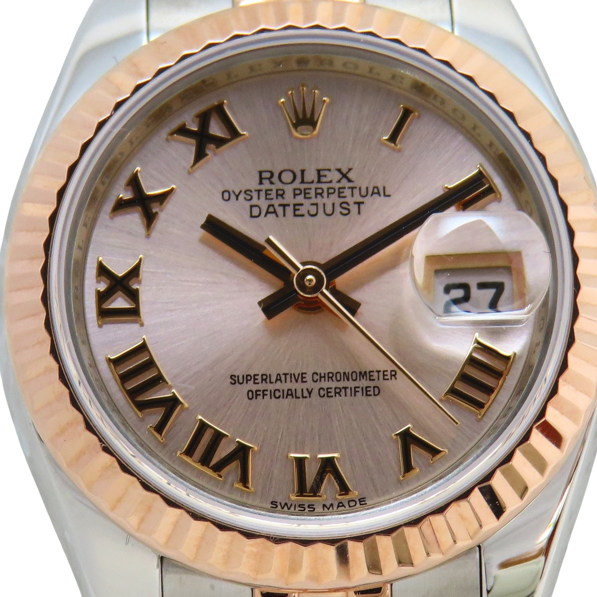 Datejust 179171 PG/SS V-number Pink Automatic Women's