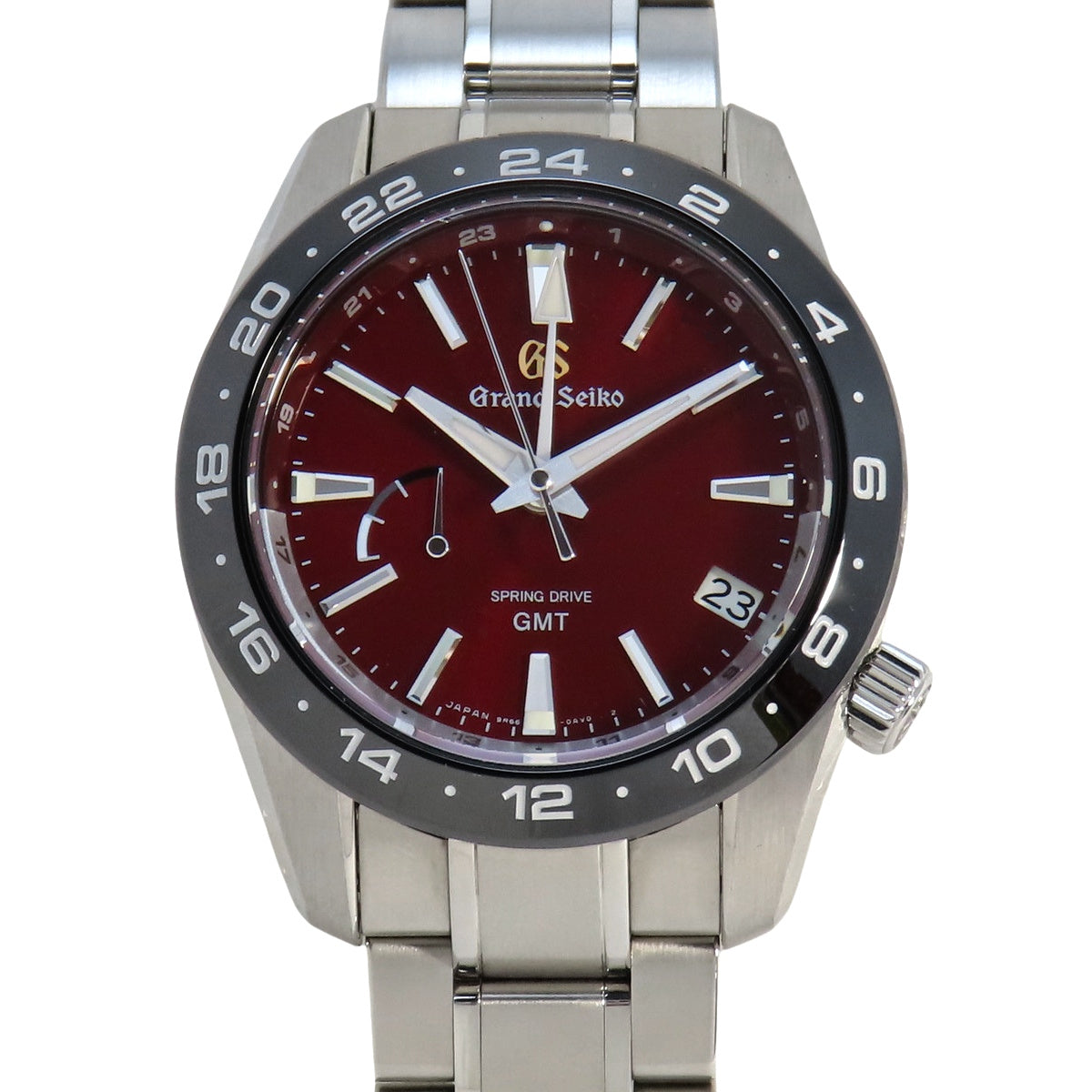 Caliber 9R 20th Anniversary Limited Edition Model SBGE305 Stainless Steel Red Spring Drive Men's