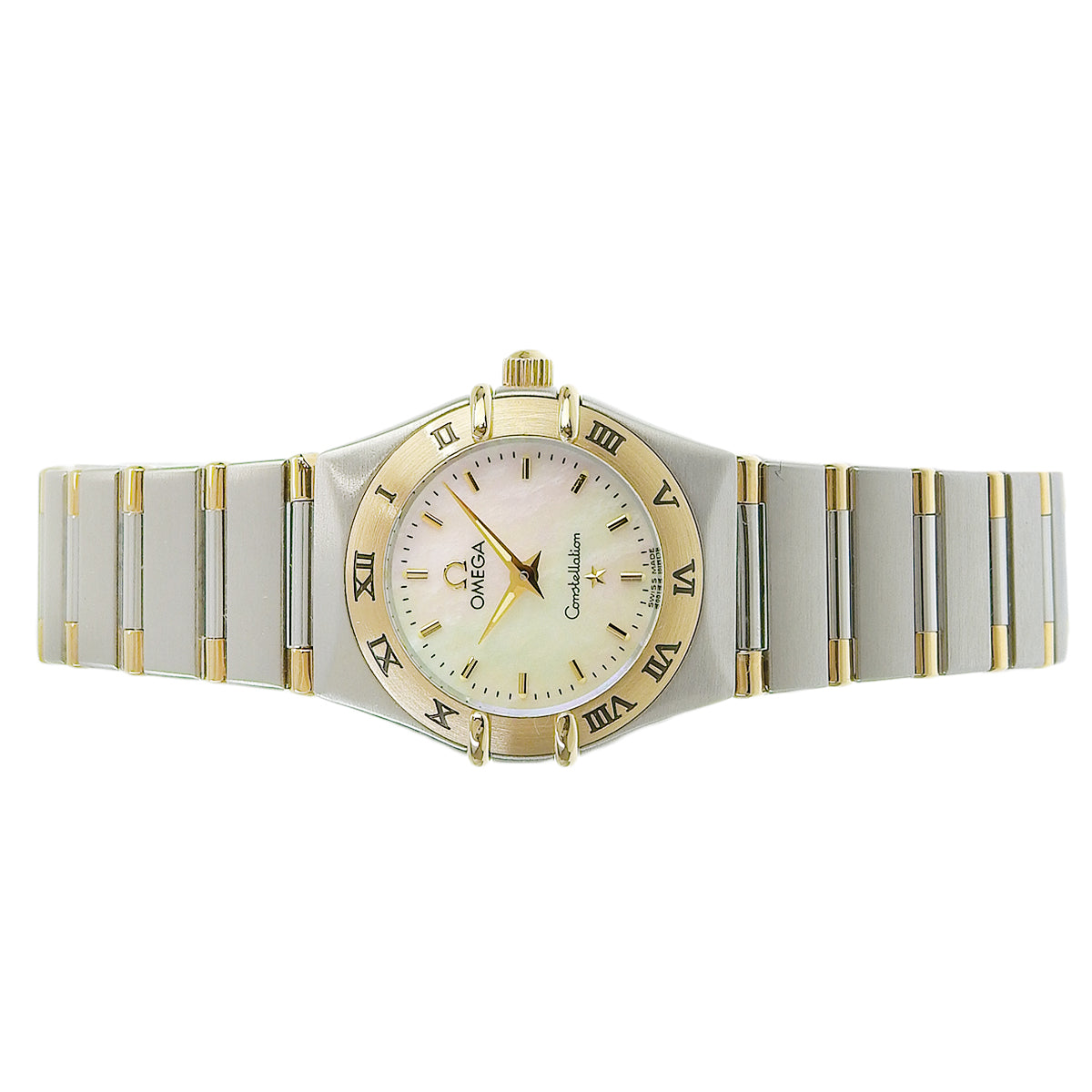 コンステレーション 1362.70.00 YG/SS ホワイトシェル文字盤 ホワイト クオーツ レディース