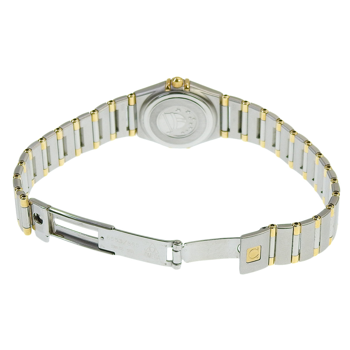 コンステレーション 1362.70.00 YG/SS ホワイトシェル文字盤 ホワイト クオーツ レディース