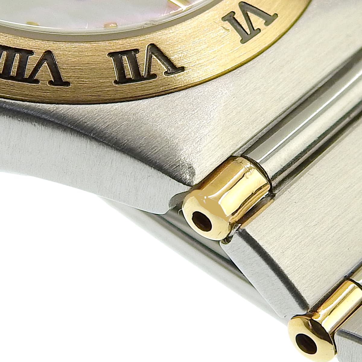 コンステレーション 1362.70.00 YG/SS ホワイトシェル文字盤 ホワイト クオーツ レディース