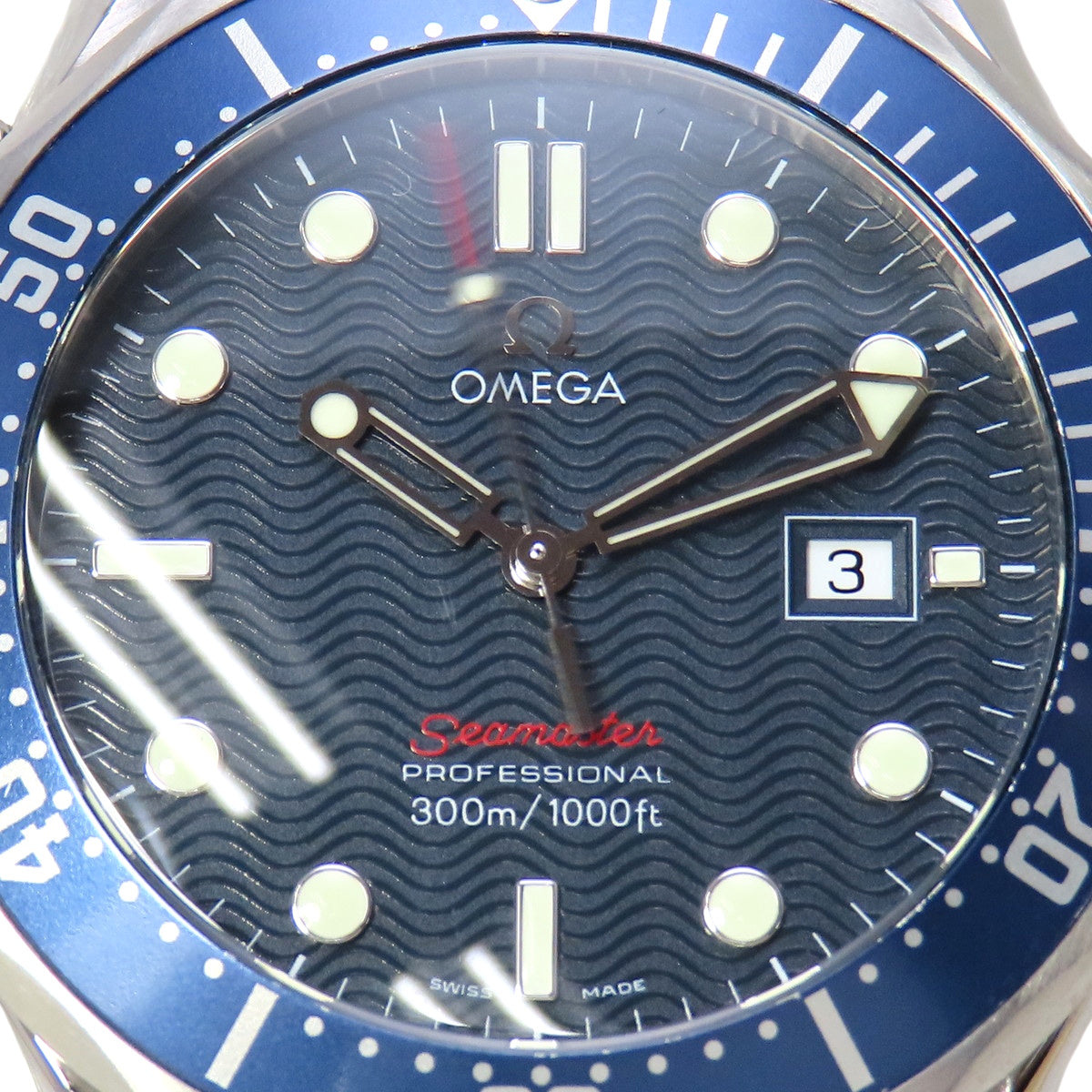 Seamaster 300 2221.80 SS Blue Quartz Men's