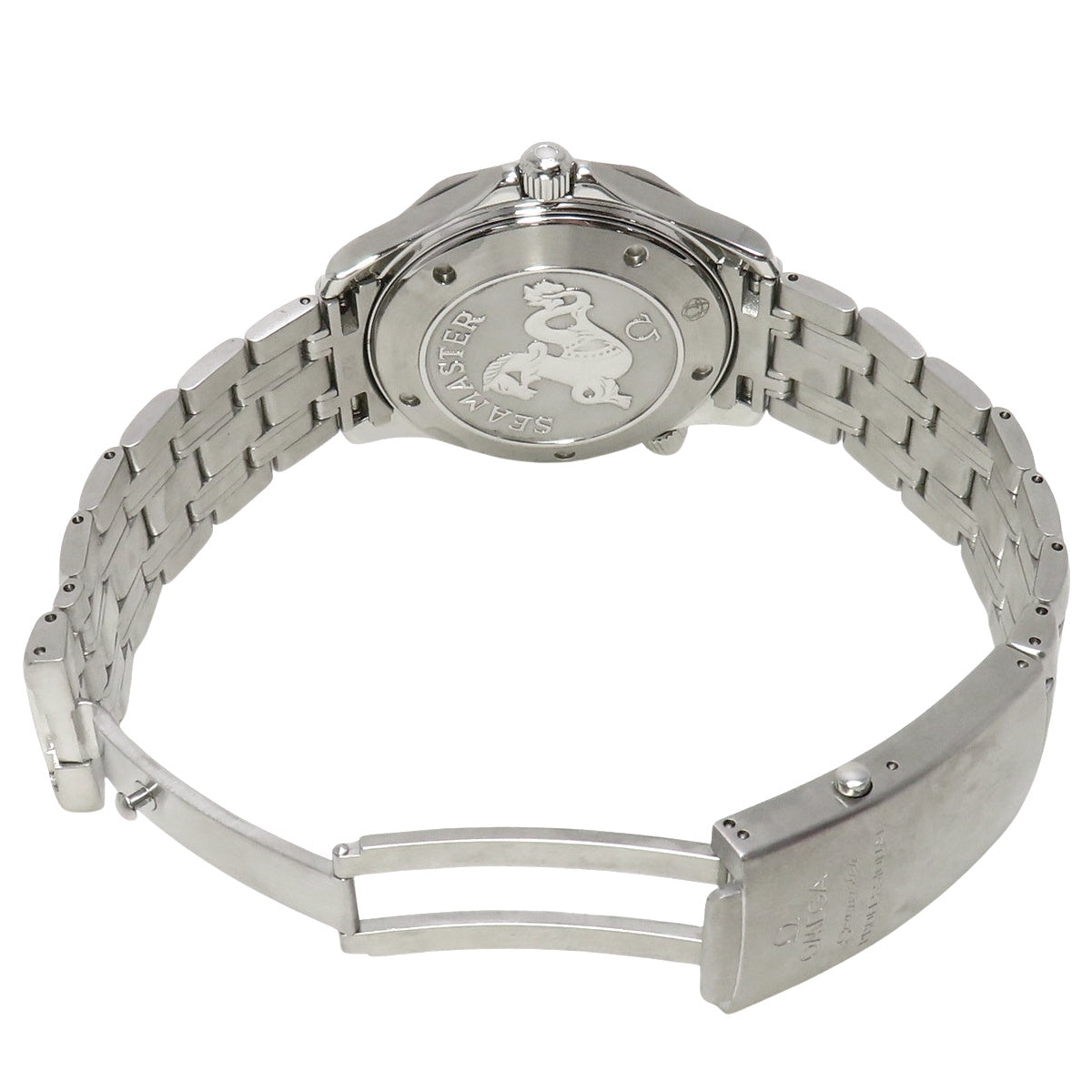 シーマスター300 2221.80 SS ブルー クオーツ メンズ