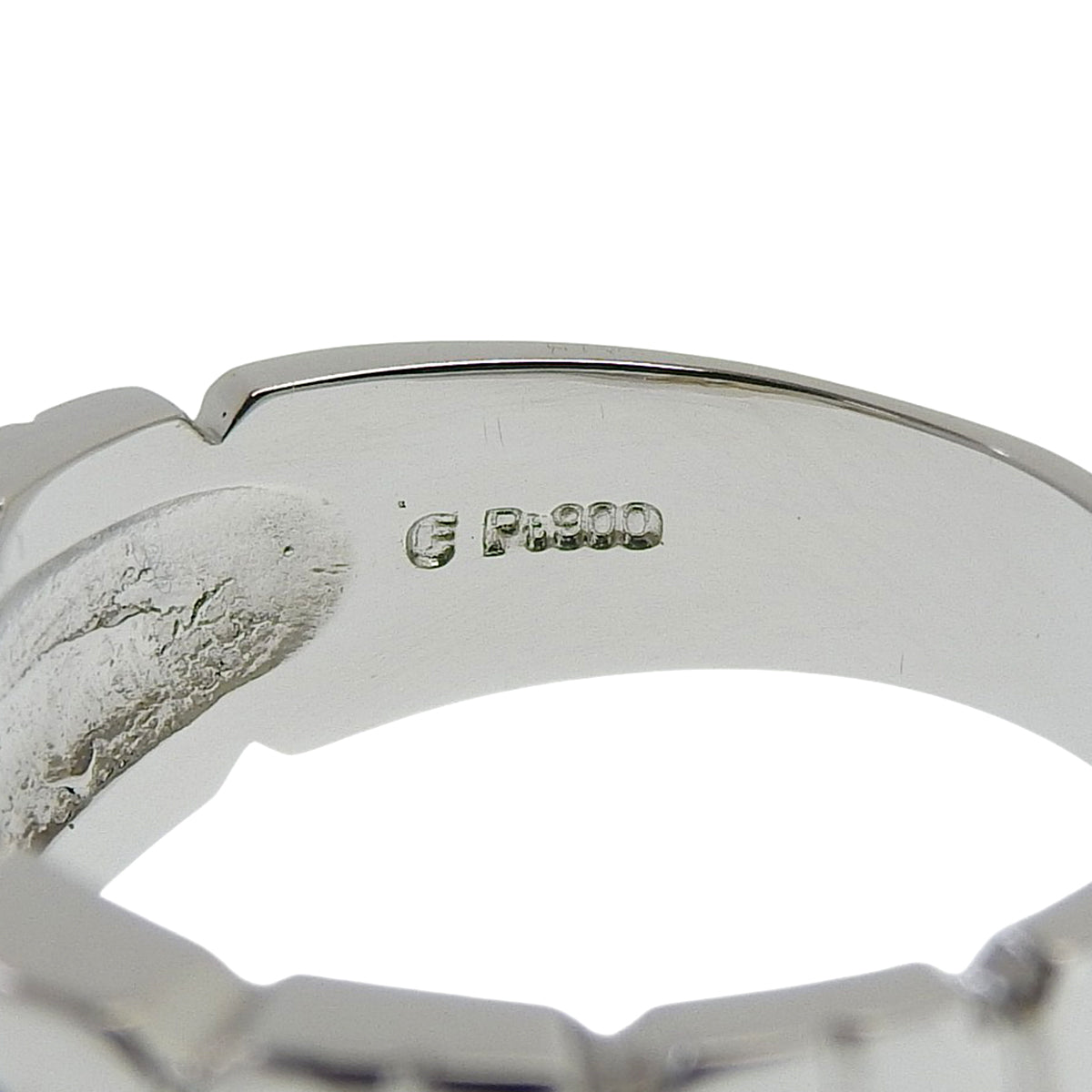 ヘキサゴン コンビリング プラチナ Pt900 イエローゴールド K18YG 15.5g