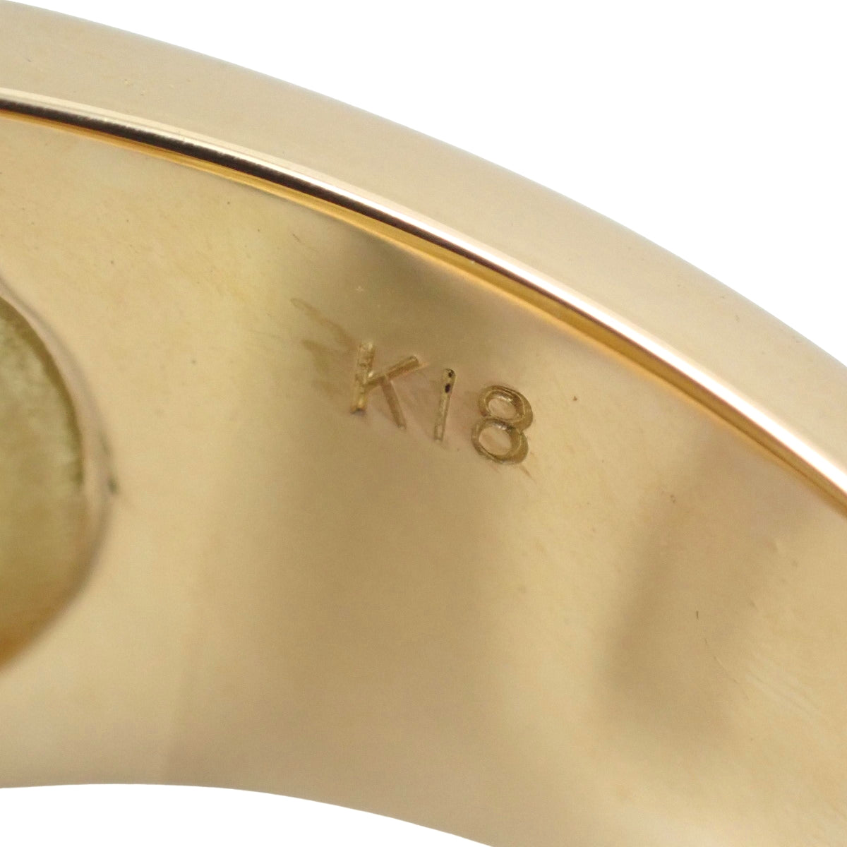Diamond Signet Ring with Diamond (D0.29ct) in K18YG (Yellow Gold), 20.0g