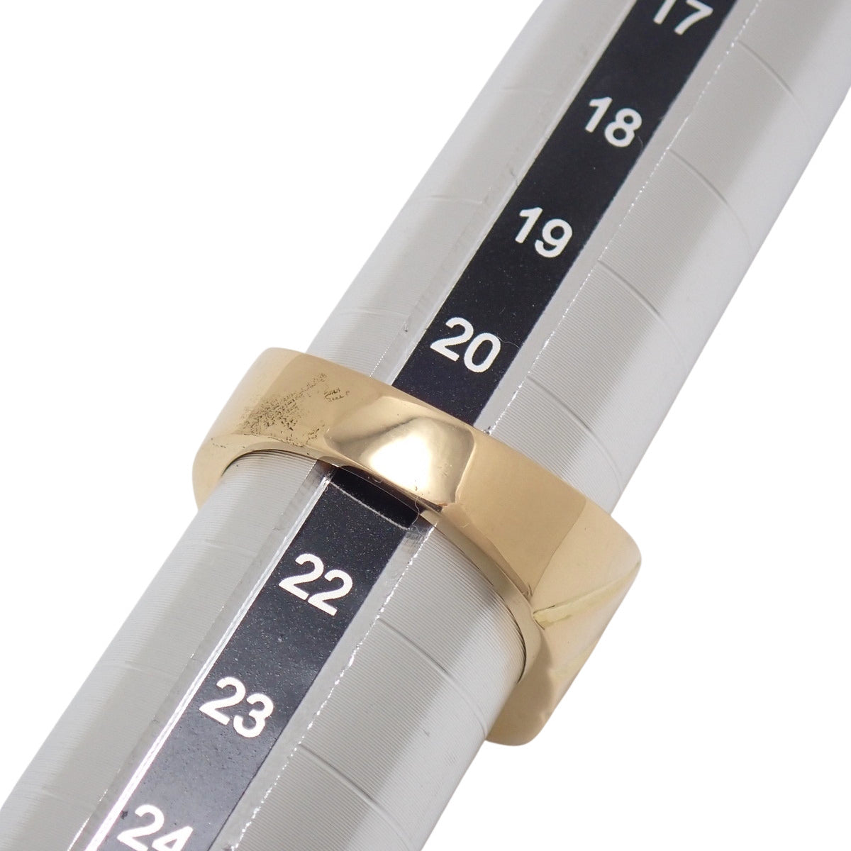 Diamond Signet Ring with Diamond (D0.29ct) in K18YG (Yellow Gold), 20.0g