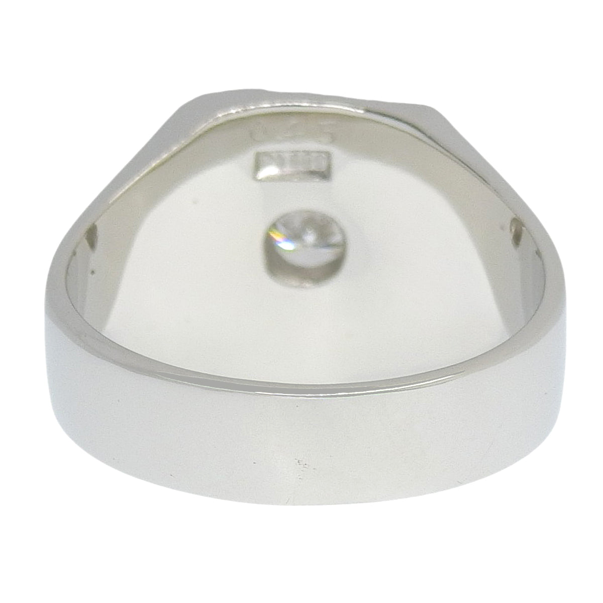 印台 ダイヤモンドリング D0.45 プラチナ Pt850 18.3g