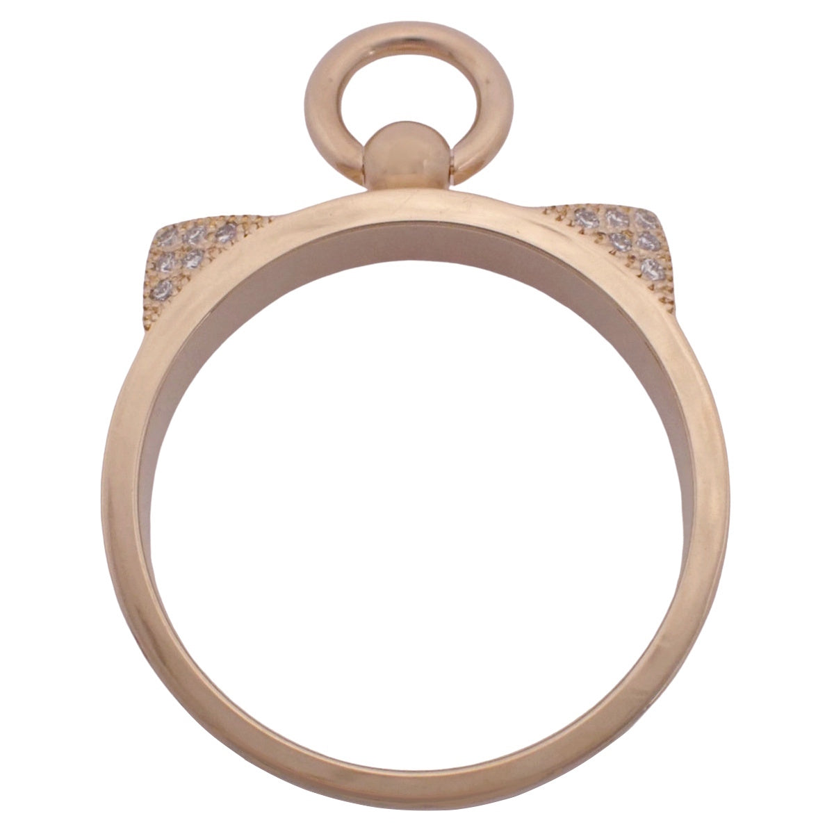 Collier de Chien PM 钻石 D0.19 玫瑰金 K18PG 6.2克