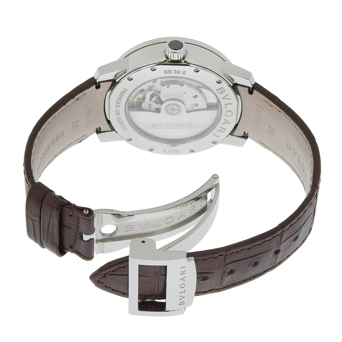 Bvlgari Bvlgari Solotempo BB39WSLD SS Silver Automatic Men's Watch