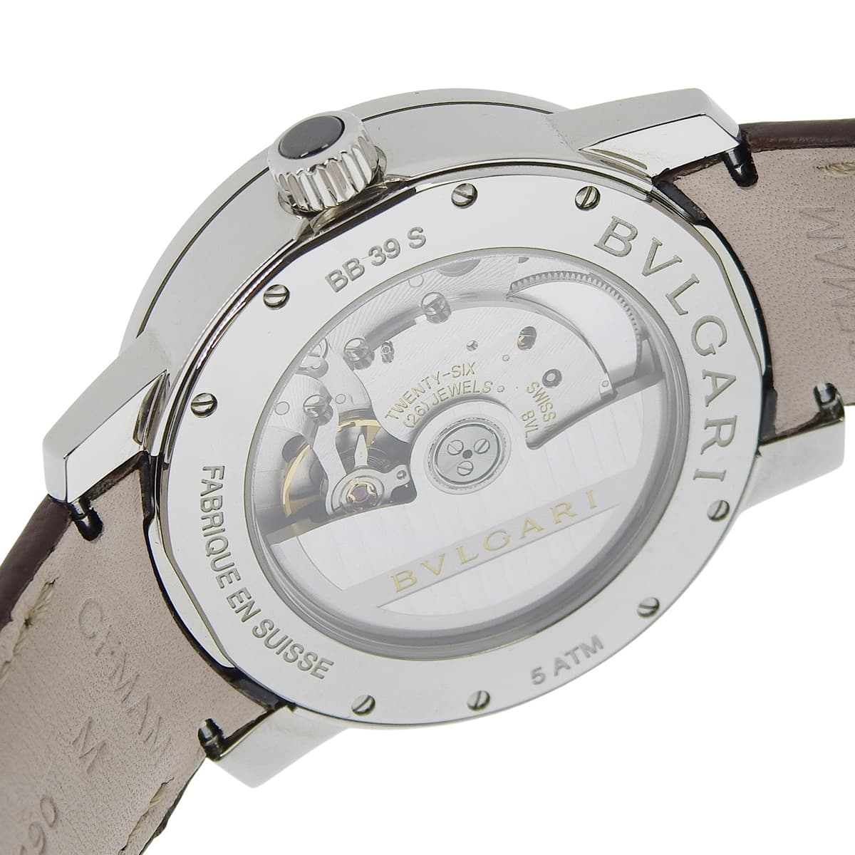 Bvlgari Bvlgari Solotempo BB39WSLD SS Silver Automatic Men's Watch