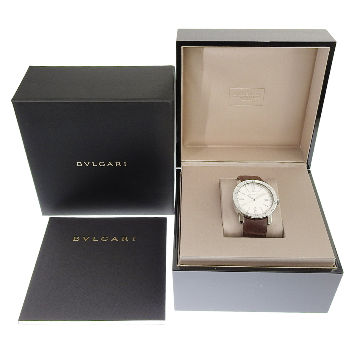 Bvlgari Bvlgari Solotempo BB39WSLD SS Silver Automatic Men's Watch