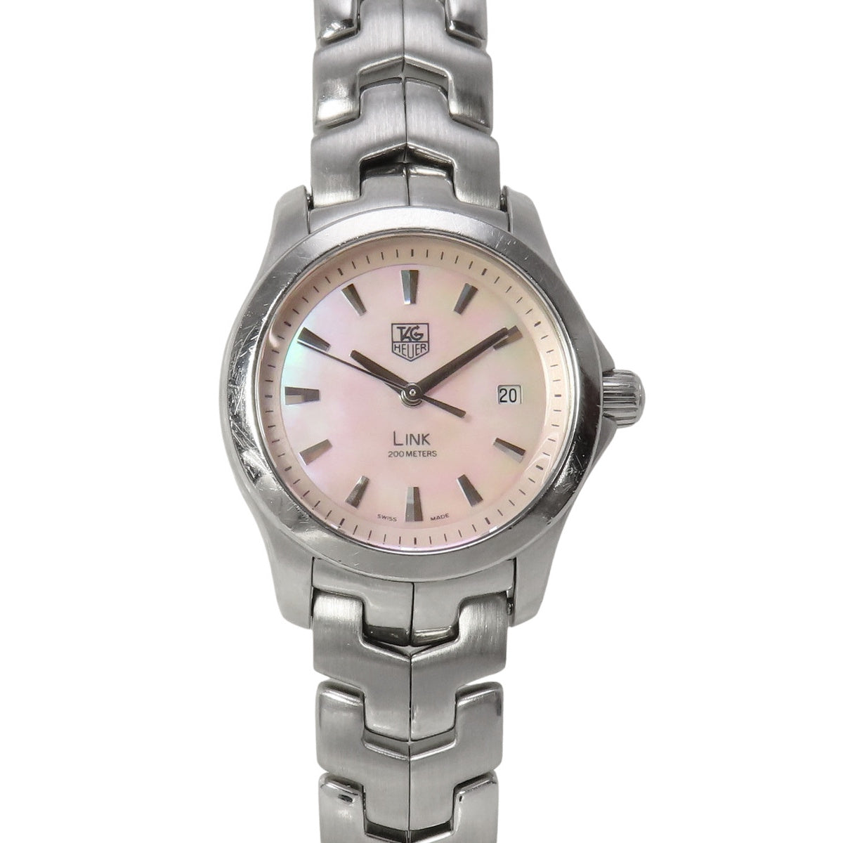 リンク WJF1312 SS ピンクシェル文字盤 ピンク クオーツ レディース