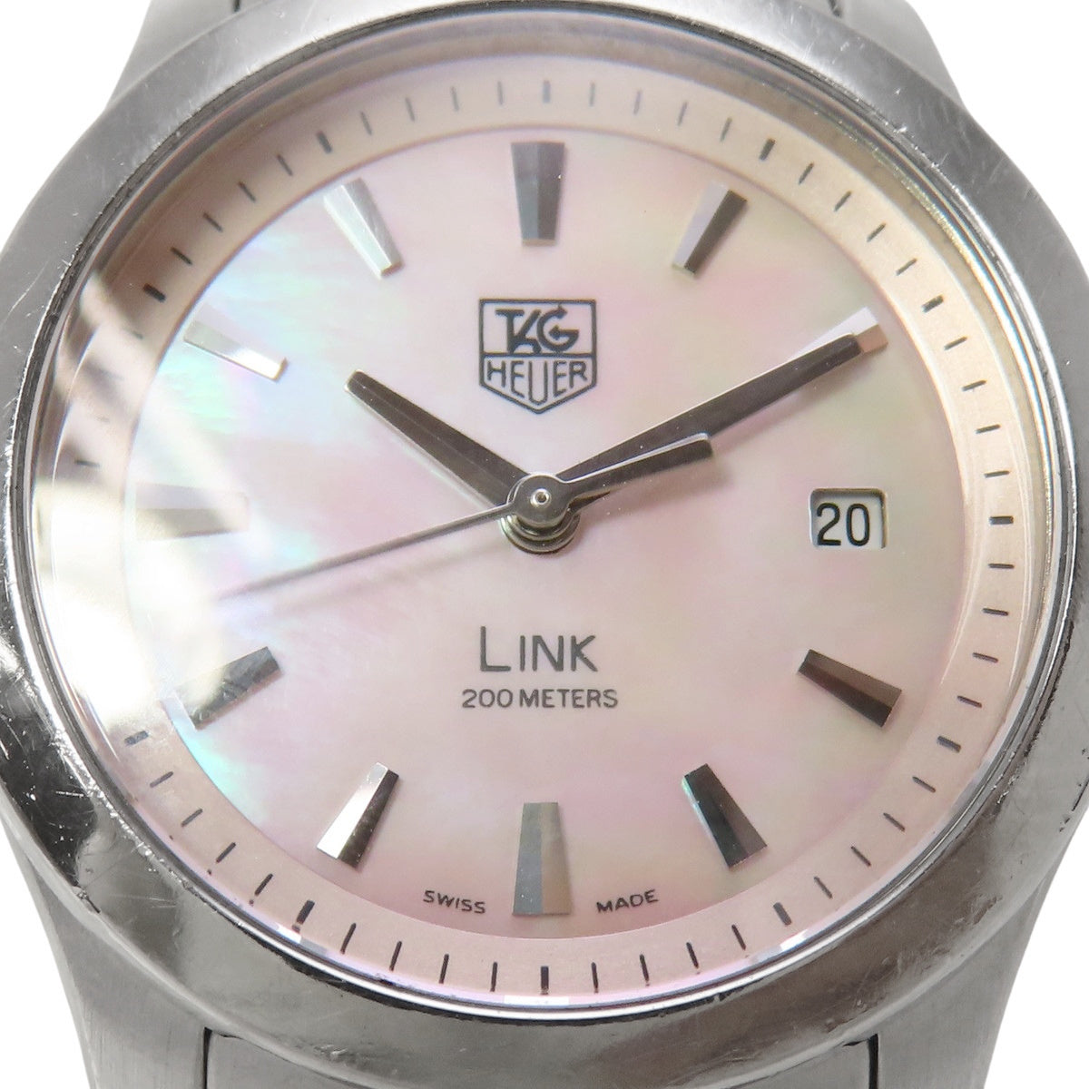 Link WJF1312 SS Pink Shell Dial Pink Quartz Women's