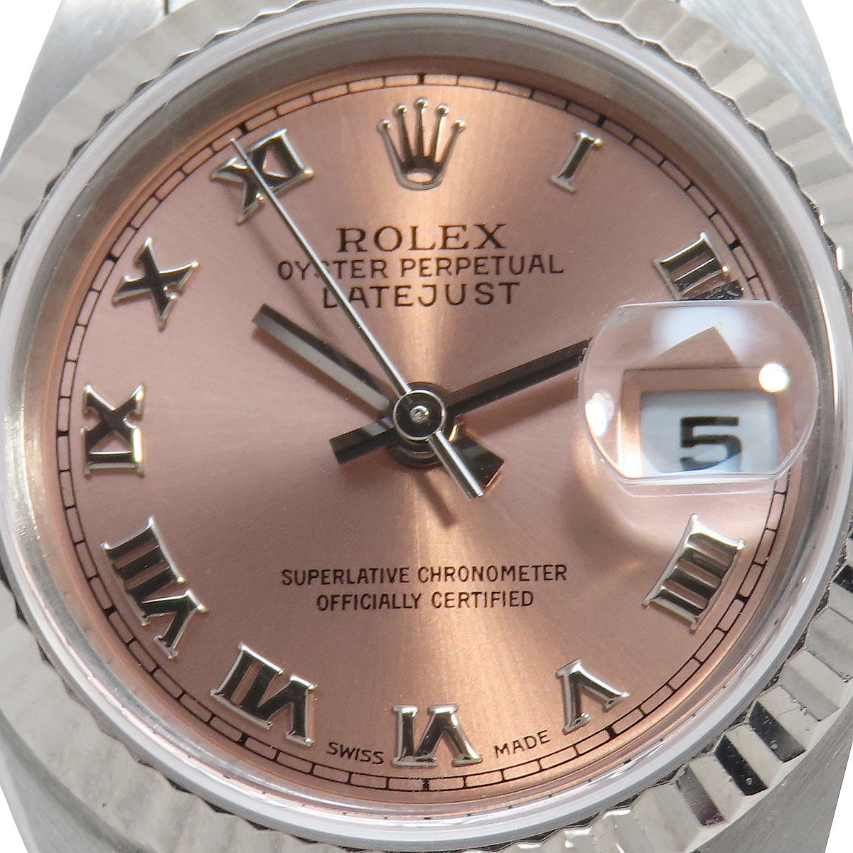 Datejust 79174 WG/SS P-number Pink Gold Automatic Women's